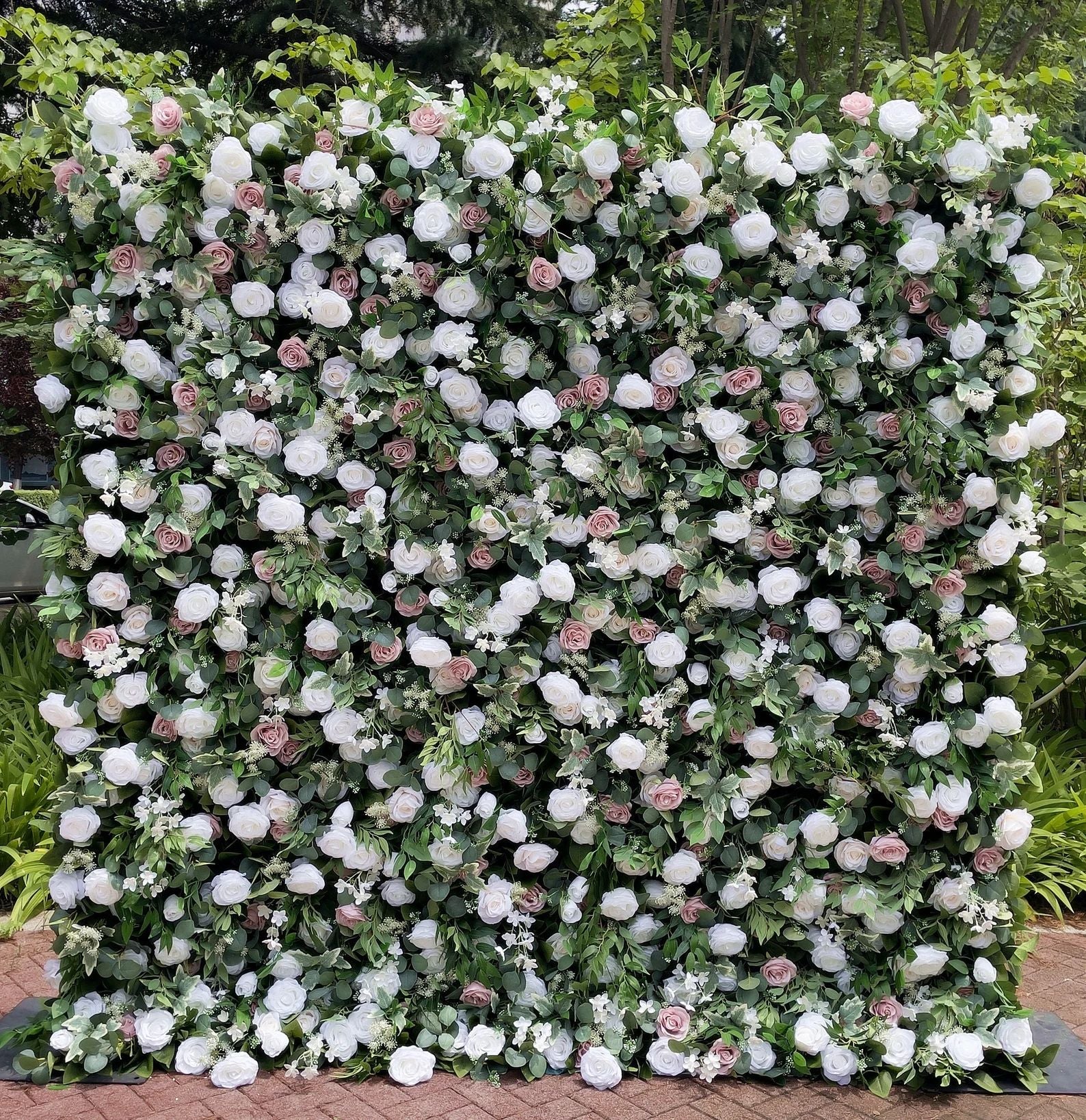 Green Flower Wall