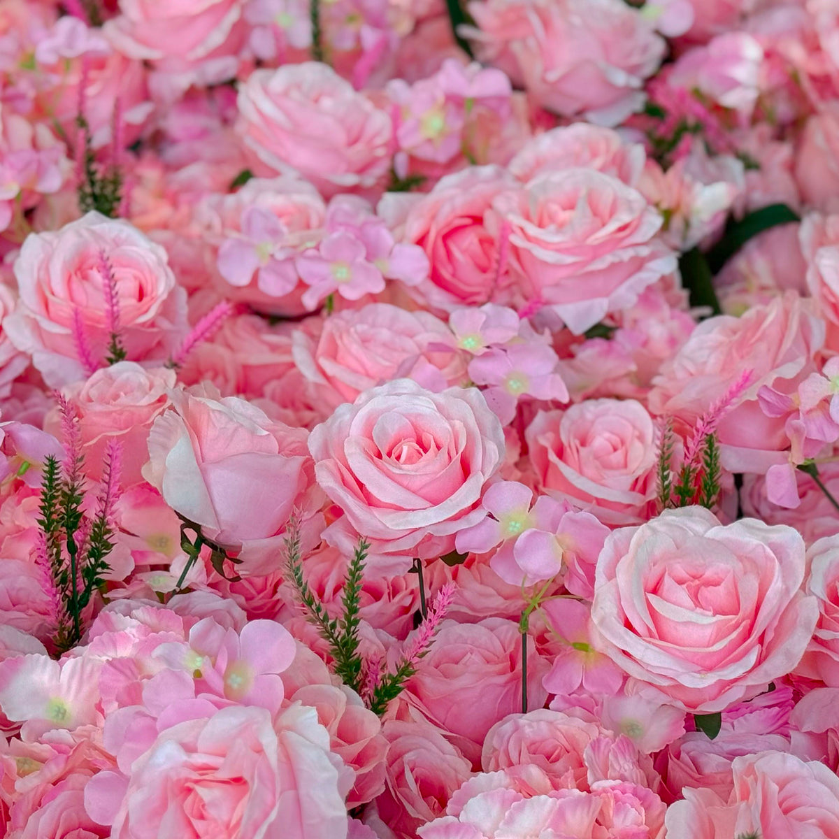 Aliflower 5D Luxurious Pink Rose Flower Wall Wedding Party Decoration - Ali Flowers