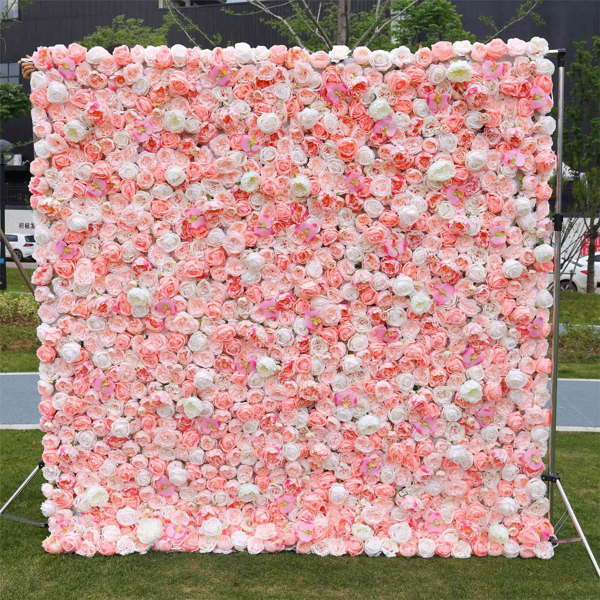 Aliflowers 3D Pink Blush Peony Wall Flowers Decor ALFWL049 - Ali Flowers