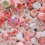 Aliflowers 3D Pink Blush Peony Wall Flowers Decor ALFWL049 - Ali Flowers