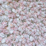 Ali Flowers 3d Baby Pink Flower Wall Rolling Up Curtain Floral Backdrop for Wedding Party Decor ALFWL001 - Ali Flowers