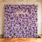 Aliflowers 5D Dark Purple Hydrangea Rose Flower Wall Wedding Backdrop ALFWL082 - Ali Flowers
