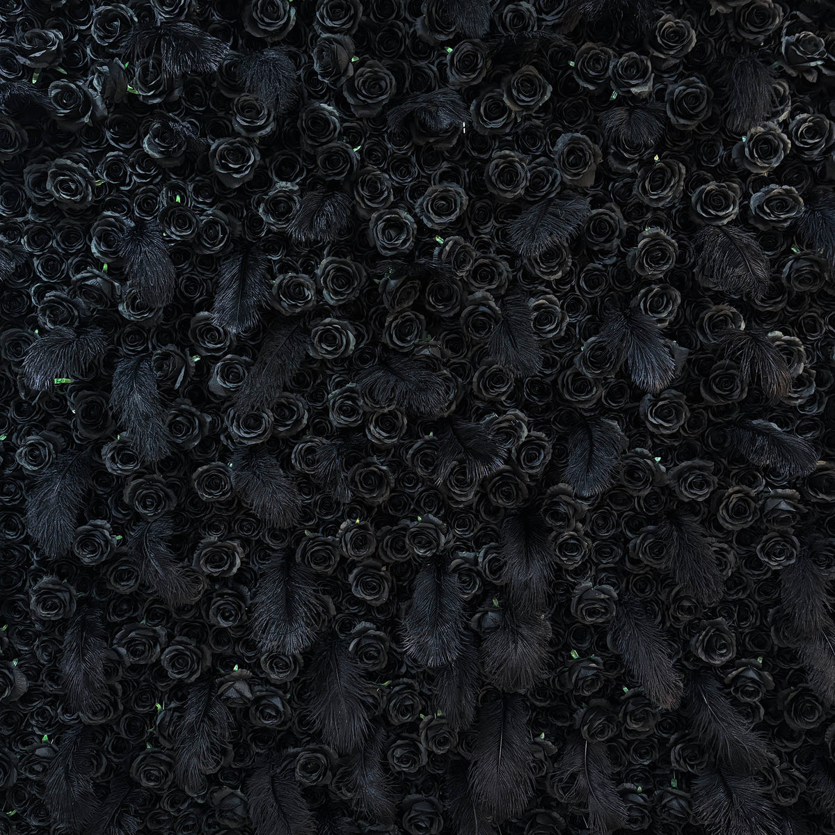 Aliflowers 5D Dark Black Rose Wall Floral Arrangement Artificial Flower Wall ALFWL090 - Ali Flowers