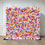 Aliflowers 5D Colorful Flowers Larkspur Artificial Flower Wall Swag ALFWL103 - Ali Flowers