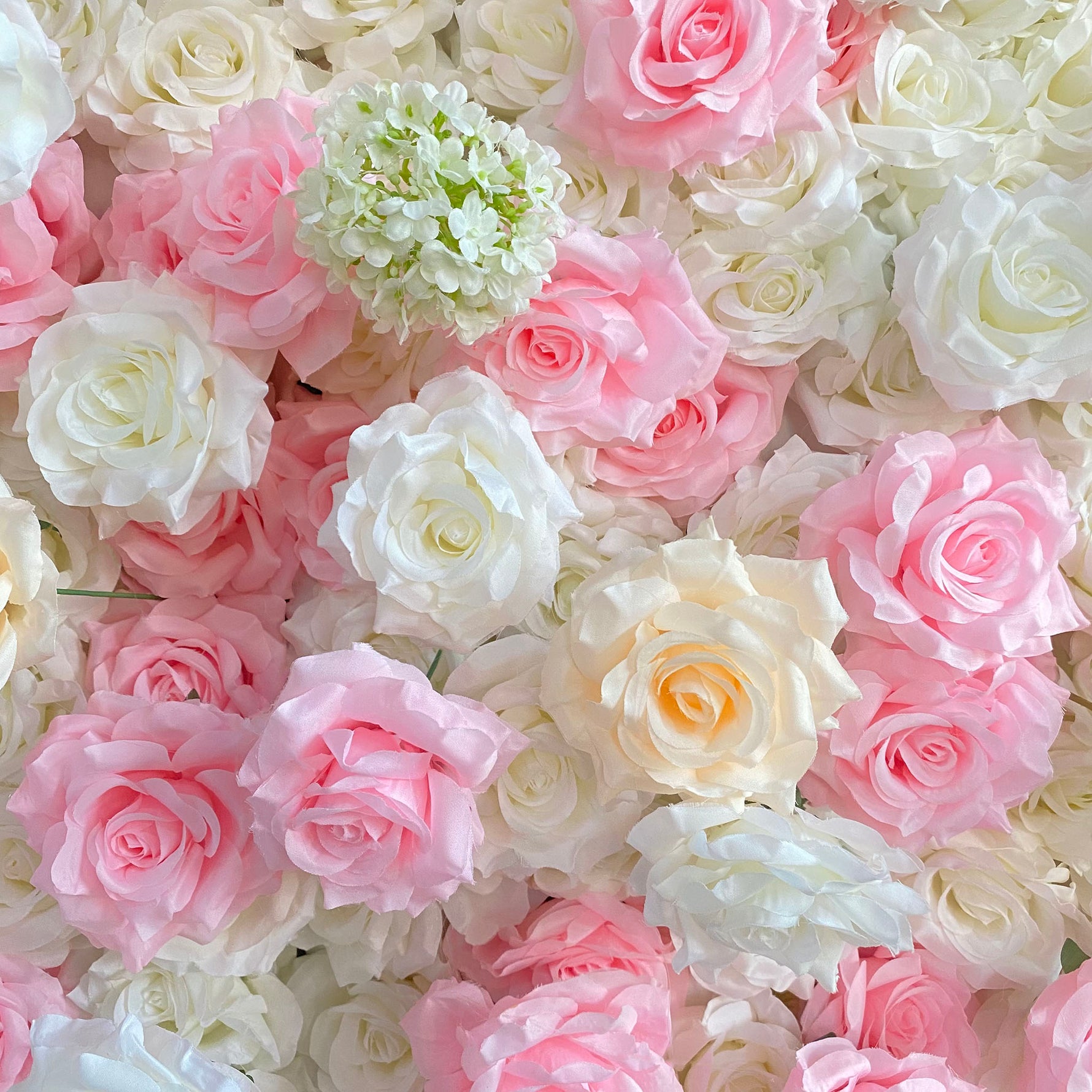 Aliflowers 3D Elegant Blush Pink Flower Wall Wedding Event Decoration