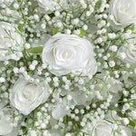 Aliflowers 5D Baby's Breath Flower Wall for Bridal Shower