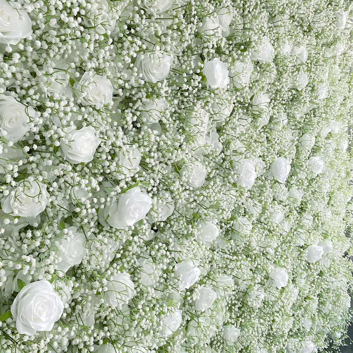 Aliflowers 5D Baby's Breath Flower Wall for Bridal Shower