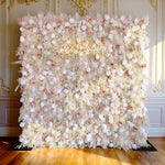 Aliflowers 5D White Pampas Grass Flower Curtain Wall Decoration ALFWL173