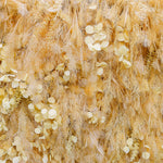 Aliflowers Artificial Handmade Dried Yellow Pampas Grass Wall for Event Party Wedding Backdrop Decor Prop ALFWL134
