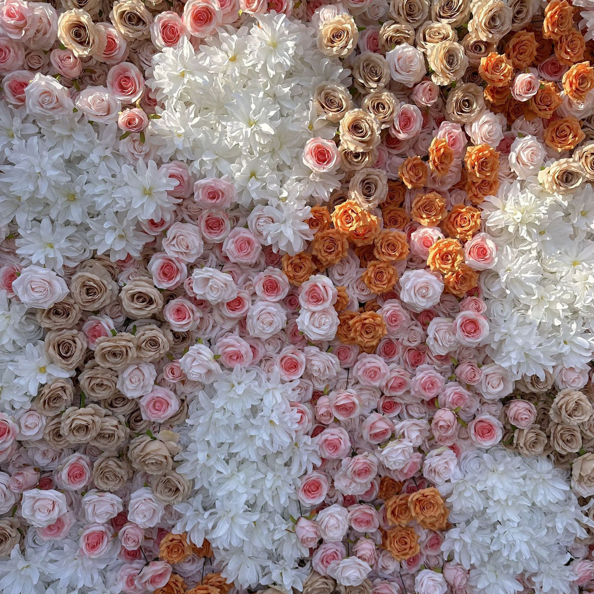 Aliflowers Premium Silk Rose Flower Wall Panel for Parties & Photoshoots ALFWL176