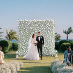 Aliflowers 5D Baby's Breath Flower Wall for Bridal Shower