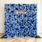 Ali Flowers 5D Artificial Silk Cerulean Sky Rose Flower Wall For Wedding Decoration ALFWL016 - Ali Flowers