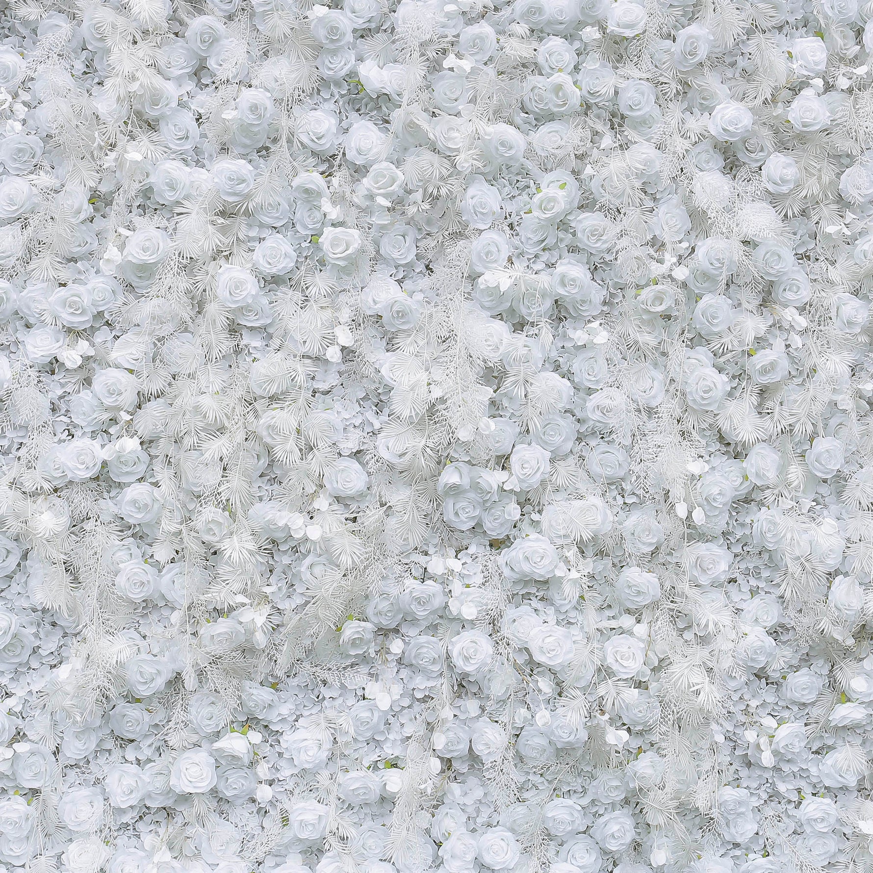 Aliflowers Hanging Pampas Grass with White Rose Flower Wall for Wedding Party ALFWL088 - Ali Flowers