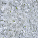 Aliflowers Hanging Pampas Grass with White Rose Flower Wall for Wedding Party ALFWL088 - Ali Flowers