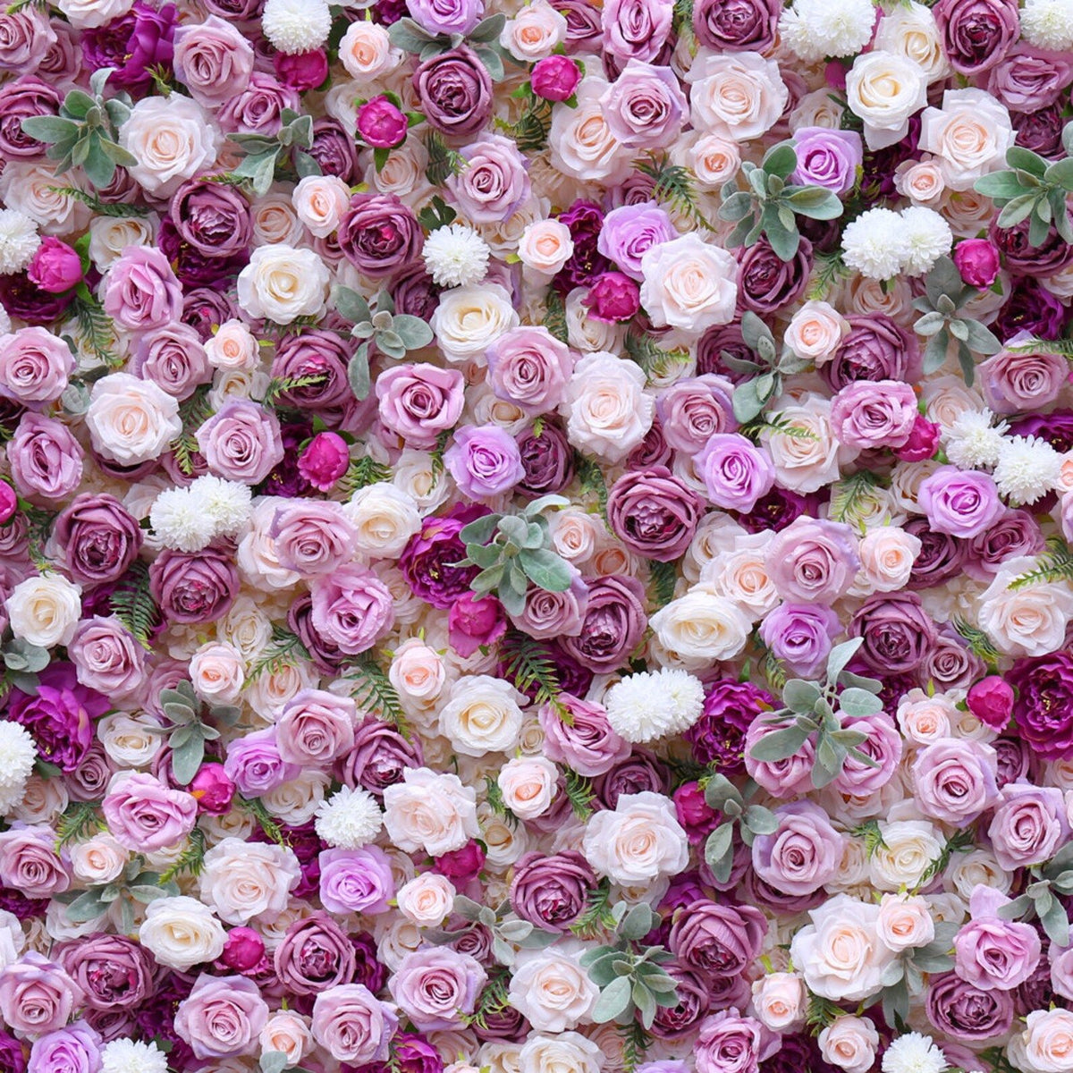 Ali Flowers 5D Lilac Bloom Flower Wall Wedding Backdrop Pink Rose Cloth Decoration ALFWL020 - Ali Flowers