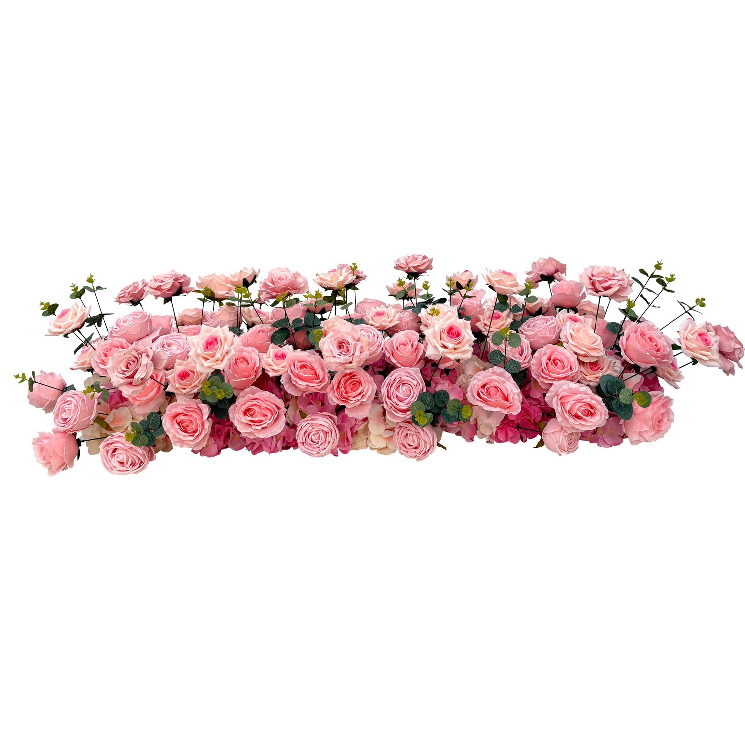 Aliflowers Flower  Row Arrangement for Wedding Decor ALFRW009