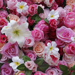 Aliflowers 3D Pink Flower Wall for a Wedding ALFWL051 - Ali Flowers