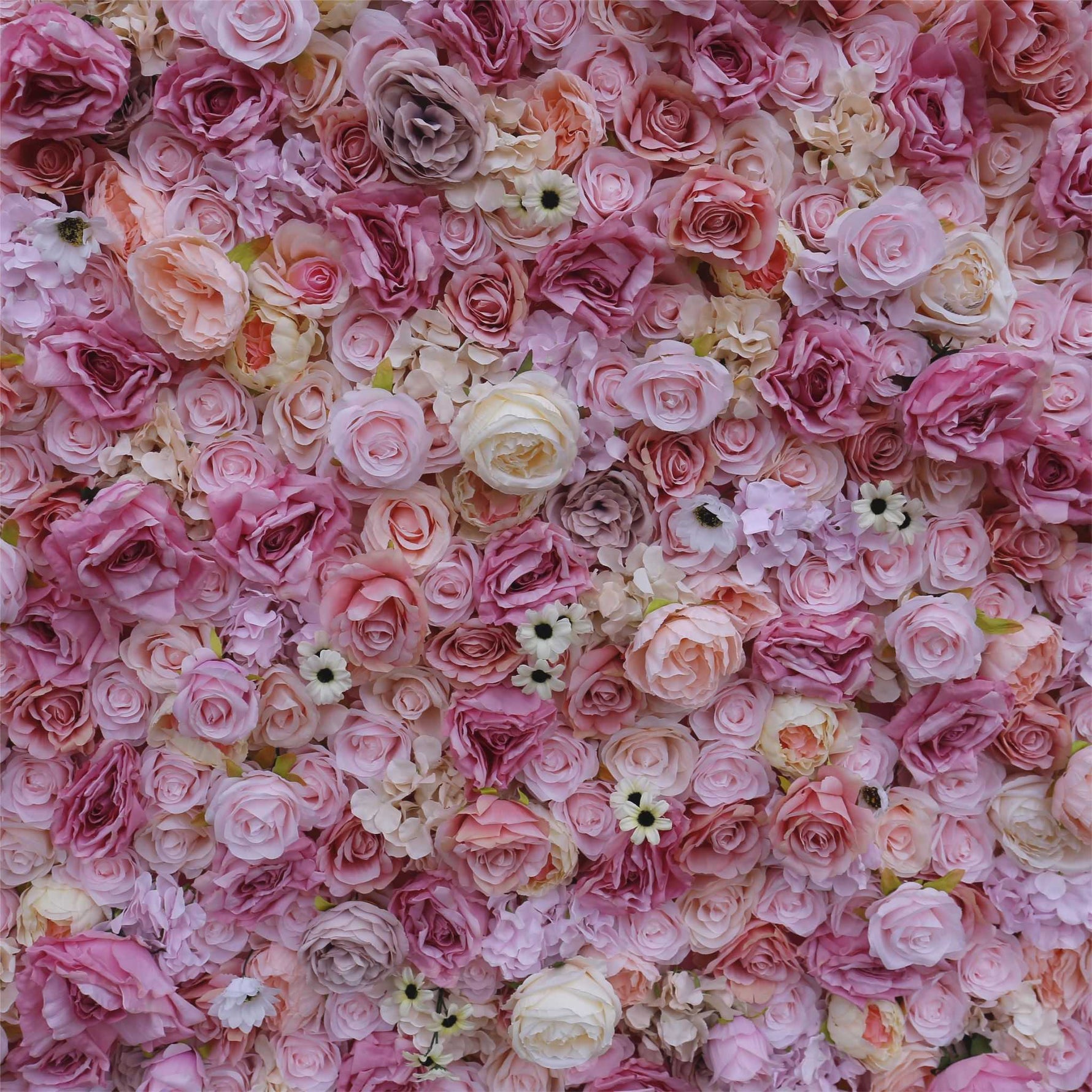 Aliflowers Pink Flower Wall Background Event Party Decor Pros ALFWL074 - Ali Flowers