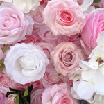 Pink Rose Hydrangea Wall