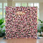 Ali Flowers 5D Silk Rose Flower Panel Backdrop Wedding Stage Decorative Curtain Artificial Flower Wall ALFWL009 - Ali Flowers