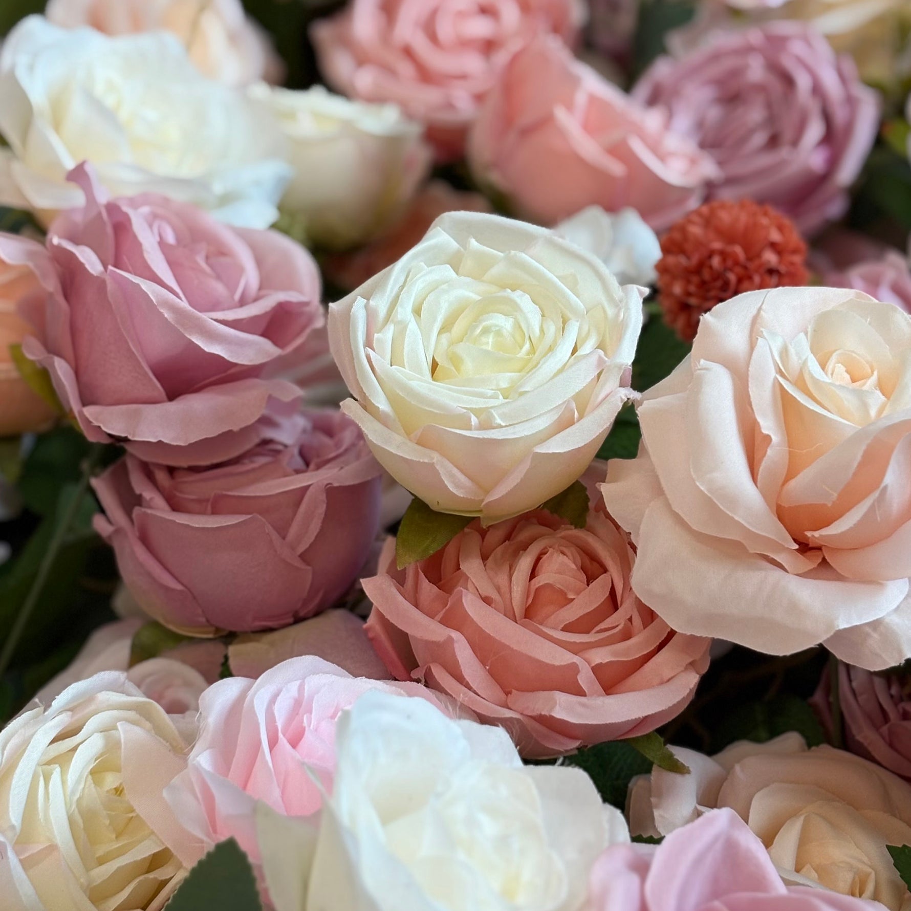 Ali Flowers 5D Silk Rose Flower Panel Backdrop Wedding Stage Decorative Curtain Artificial Flower Wall ALFWL009 - Ali Flowers