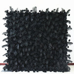 Ali Flowers 5D Luxury Real Black Ostrich Feather Rose Flower Wall for Wedding Stage Decor ALFWL023 - Ali Flowers