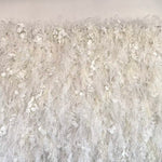 Ali Flowers Wedding Feather Backdrop Decoration 3D Artificial Silk Roll Up Cloth Fabric Net Flower Wall Background Props ALFWL012 - Ali Flowers