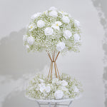 Aliflowers Baby's Breath Series Wedding Backdrop Arch Frame ALFAD002 - Ali Flowers