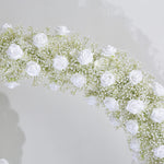 Aliflowers Baby's Breath Series Wedding Backdrop Arch Frame ALFAD002 - Ali Flowers